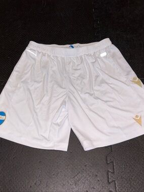 SPAL 1907 Home Football Shorts 2021/22 Macron Shorts White Size XL